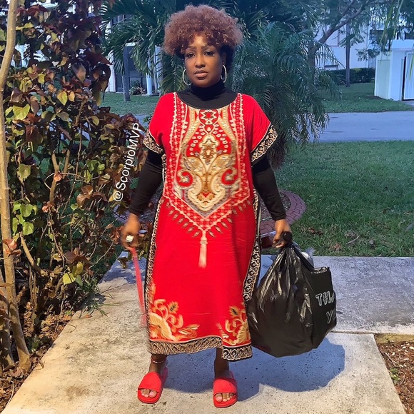 Long Dashiki Caftan | African Print | Boho… - Picture 2 of 7